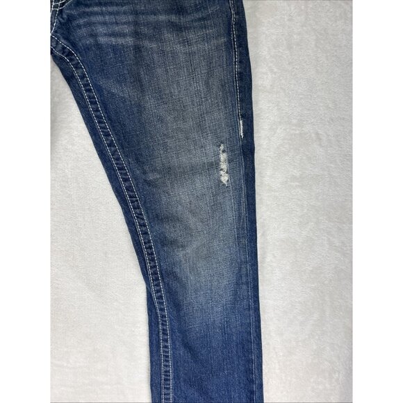 True Religion Jeans Bobby Womens Size 28 Vtg Y2k  Distressed Made In USA - Picture 8 of 14
